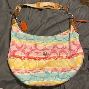 Coach hampton water color bag